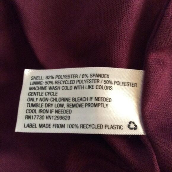 Wild Fable Crop Top Small Eggplant Polyester And Spandex - Picture 3 of 4